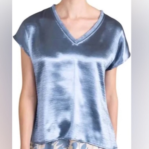 S’Edge Joan Black Fringe V-Neck Faux Leather Top size M - Picture 12 of 12